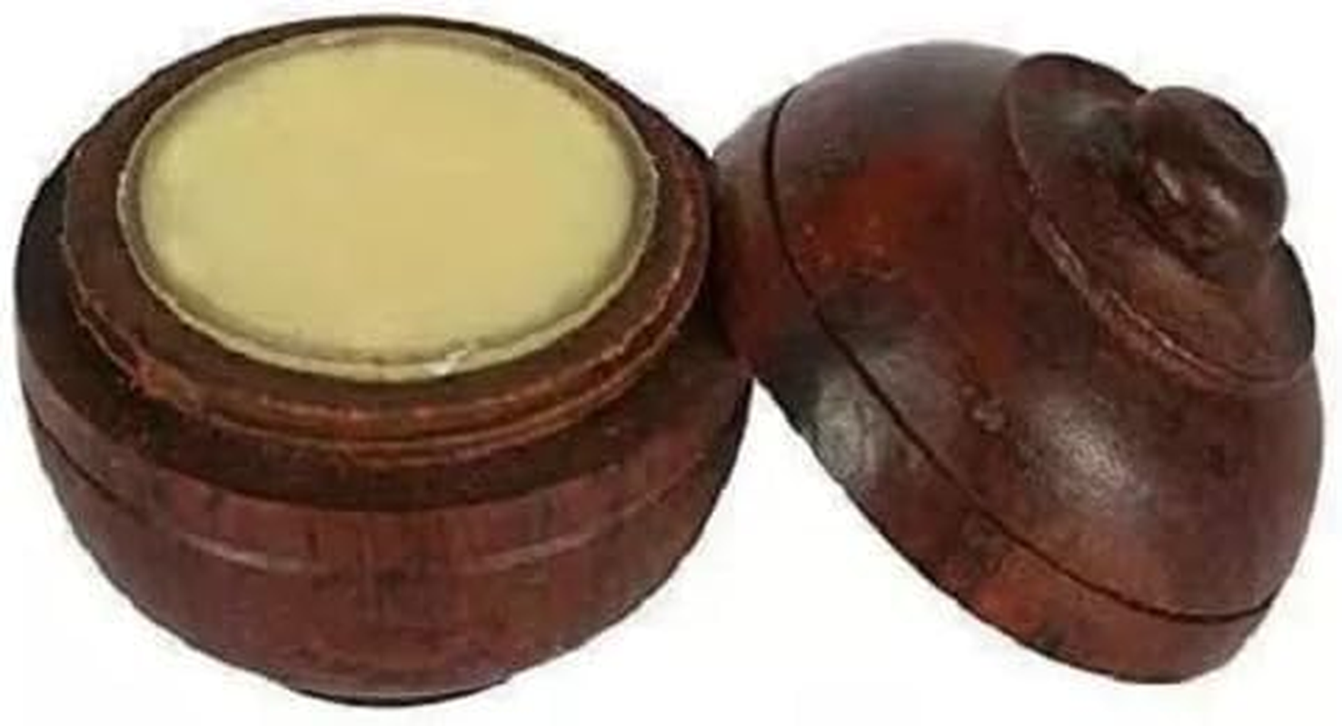 Natural Organic Sandalwood Solid Wax Perfume Natural Wax in Mini Wooden Box for Men and Women - 6 Gm, (Pack of 1) image number 2