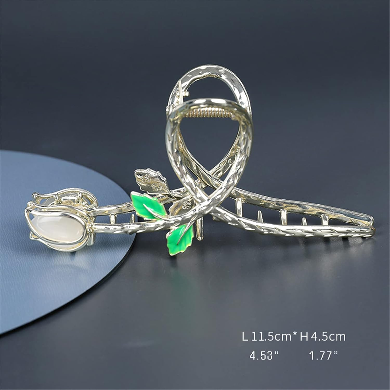 Hair Clips for Women, Cute Claw Clip, Creative Hair Accessories,Opal Tulip image number 1