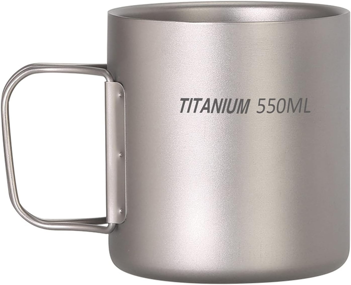 WENCHUAN 220Ml/330Ml/450Ml/550Ml Double Wall Titanium Water Cup Coffee Tea Mug for Home Office Outdoor Camping Hiking Backpacking Picnic