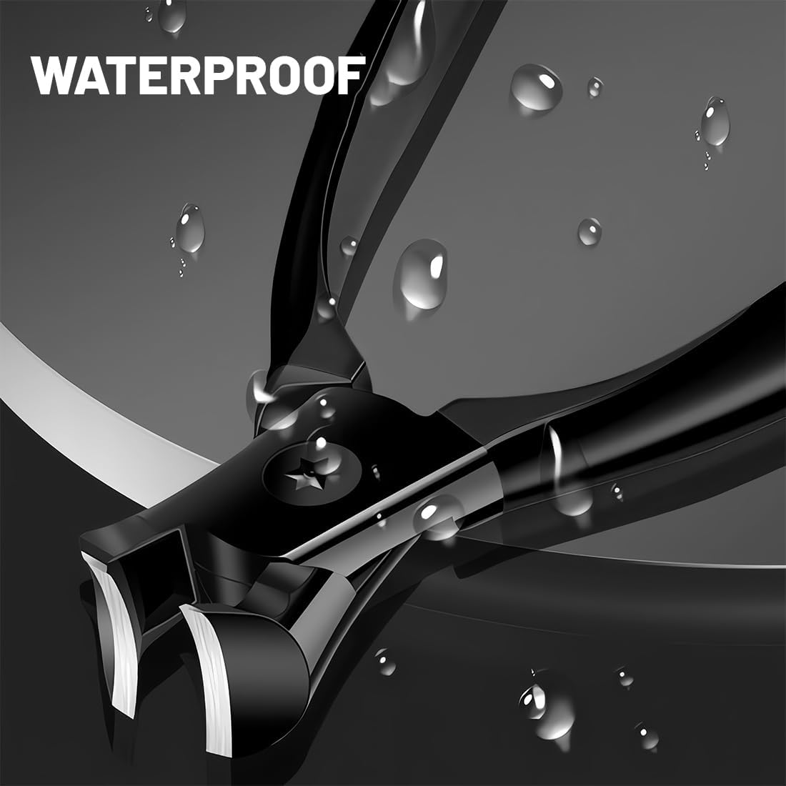 CATOR 1 Piece Thick Toenail Clippers with Wide Jaw, Nail Clippers, Precise Stainless Steel Toenail Clippers for Thick Nails for Seniors with Catcher - Silver image number 2