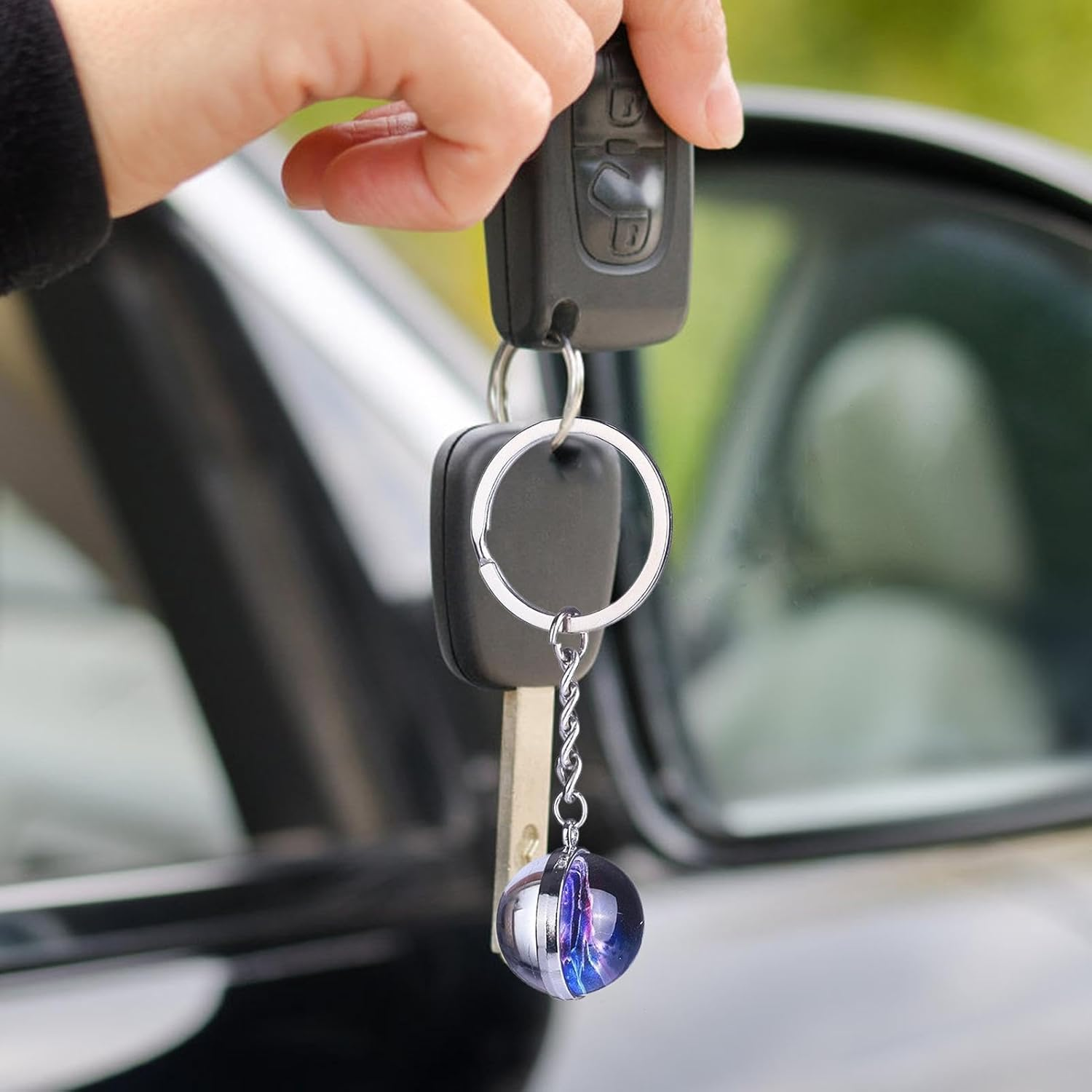 Duroecsain Key Chain Magic, Constellation Key Chains, Star Cup Accessories, Glow in the Dark Pendant, Car Ornament for the Keys, Backpack - Crab image number 5