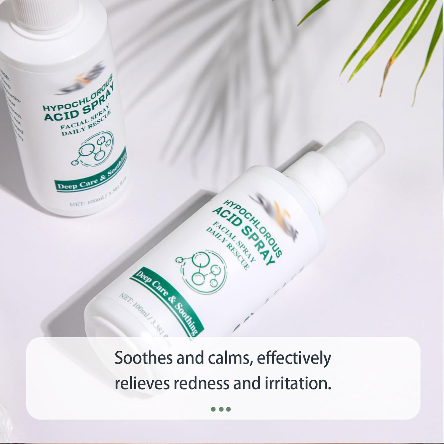 Hypochlorous Acid Face and Skin Spray,Safe for Use on Acne Prone Skin, Dry Scalp, Toner, Eye Lash Cleanser, Face and Hand Cleanser - 100Ml image number 5