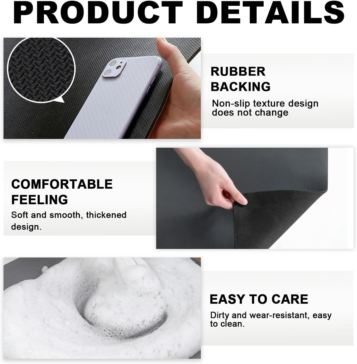 20" X 16" Dish Drying Mats for Kitchen Counter, Coffee Machine Mat, Rapid Water Absorption. Stone Drying Mat Kitchen, Coffee Maker Mat for Countertops, for Coffee Machines, Coffee Pots, Dish Racks image number 4