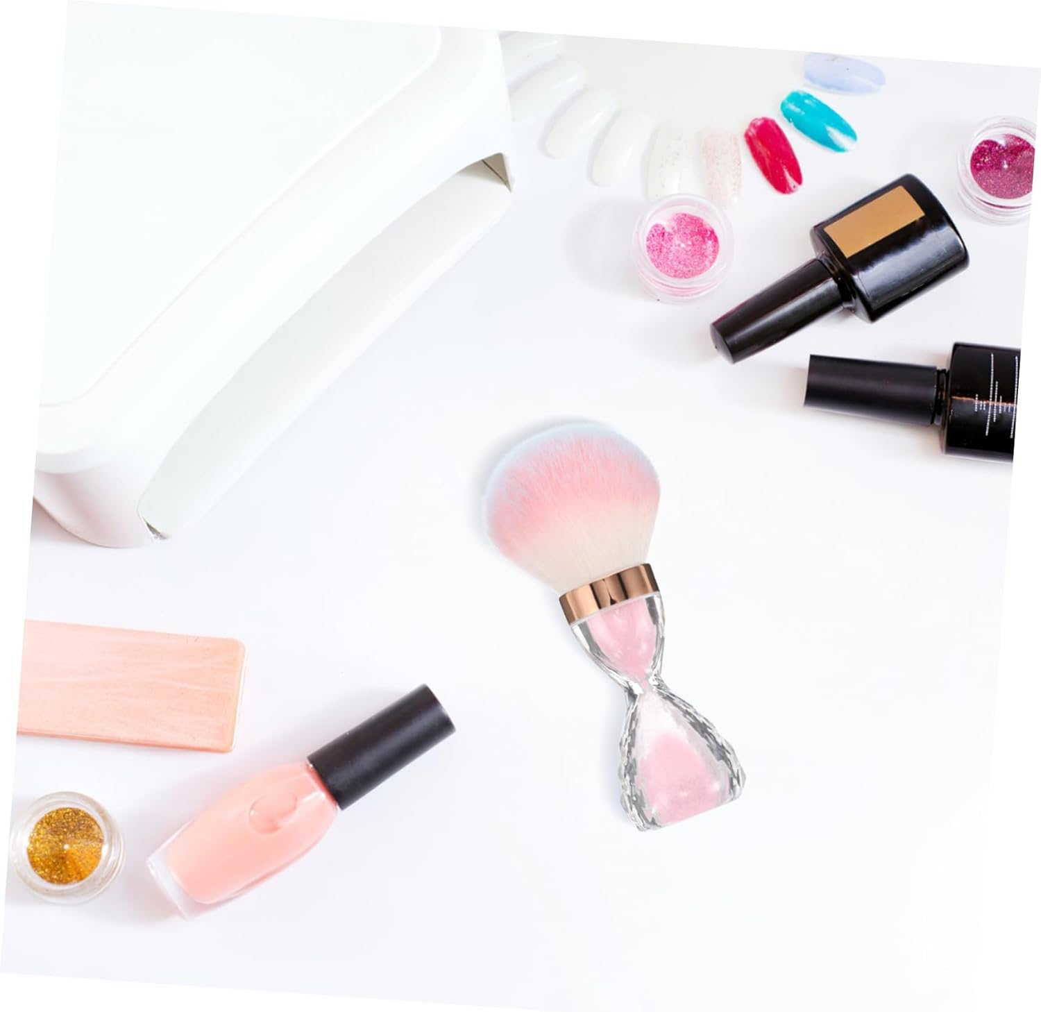 FOYTOKI Professional Nail Brush Cleaner Makeup Scrub Brush for Nail Art Barber Tools image number 2