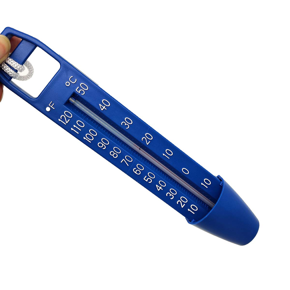 BERZO Pool Thermometer Premium Water Thermometers with String Degrees and Fahrenheit Accurate Temperature Readings Ideal for All Swimming Pools Spas Hot Tubs Ponds image number 1