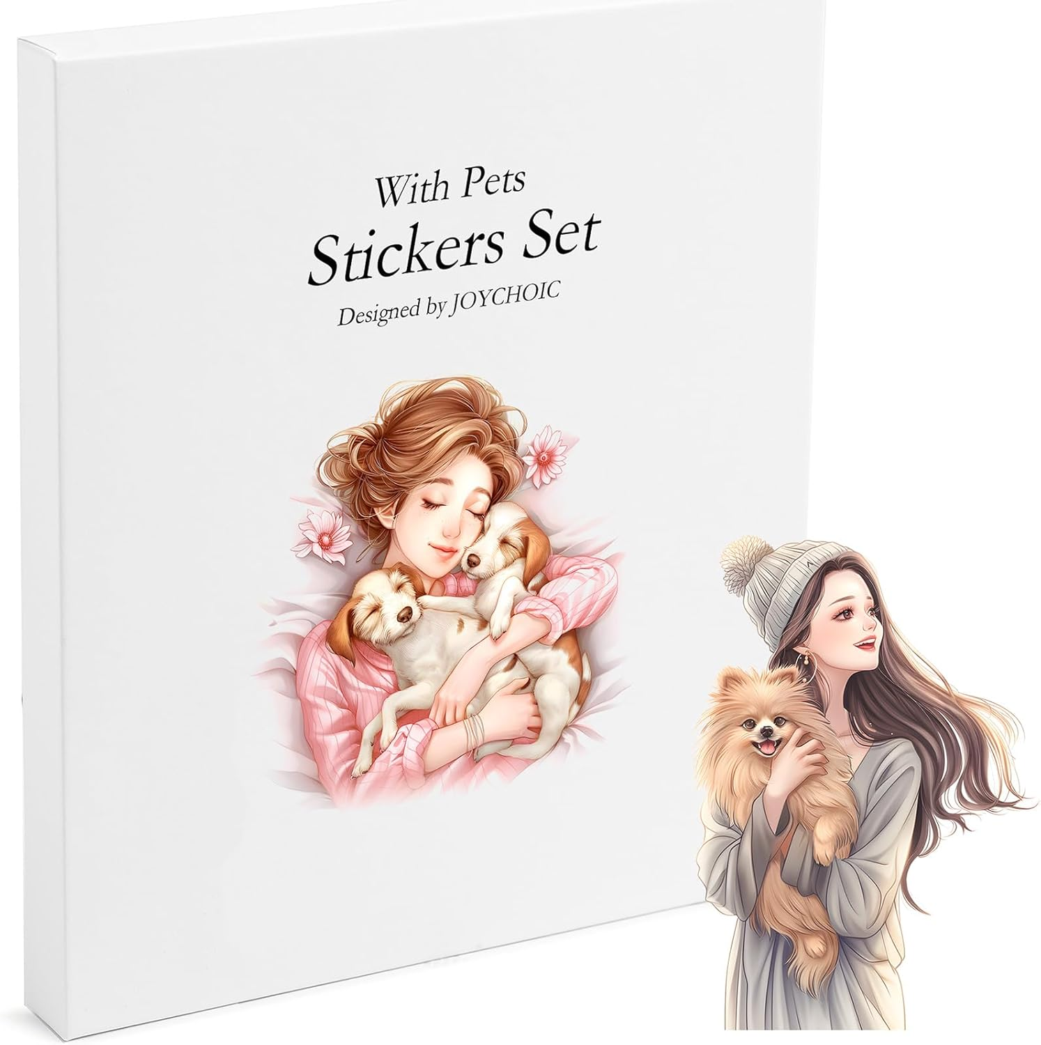 JOYCHOIC Scrapbook Stickers Set,100Pcs Aesthetic Sticker for Scrapbooking and Journaling Water Bottles, Junk Journal Supplies, Bullet Journals Materials, Planner Arts Craft Collage People