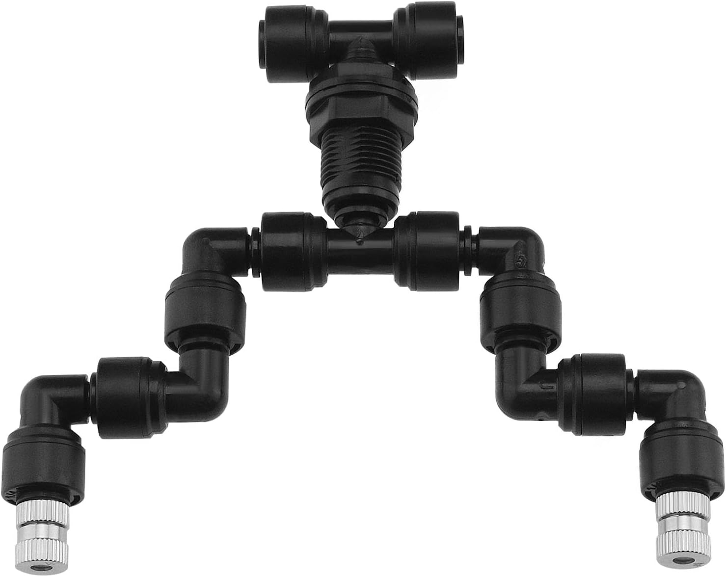 1-Pack Reptile Mister Nozzles 360 Adjustable Nozzles Reptile Fogger Mist for Rainforest Tank Flower Aquarium System(Double Head) image number 1