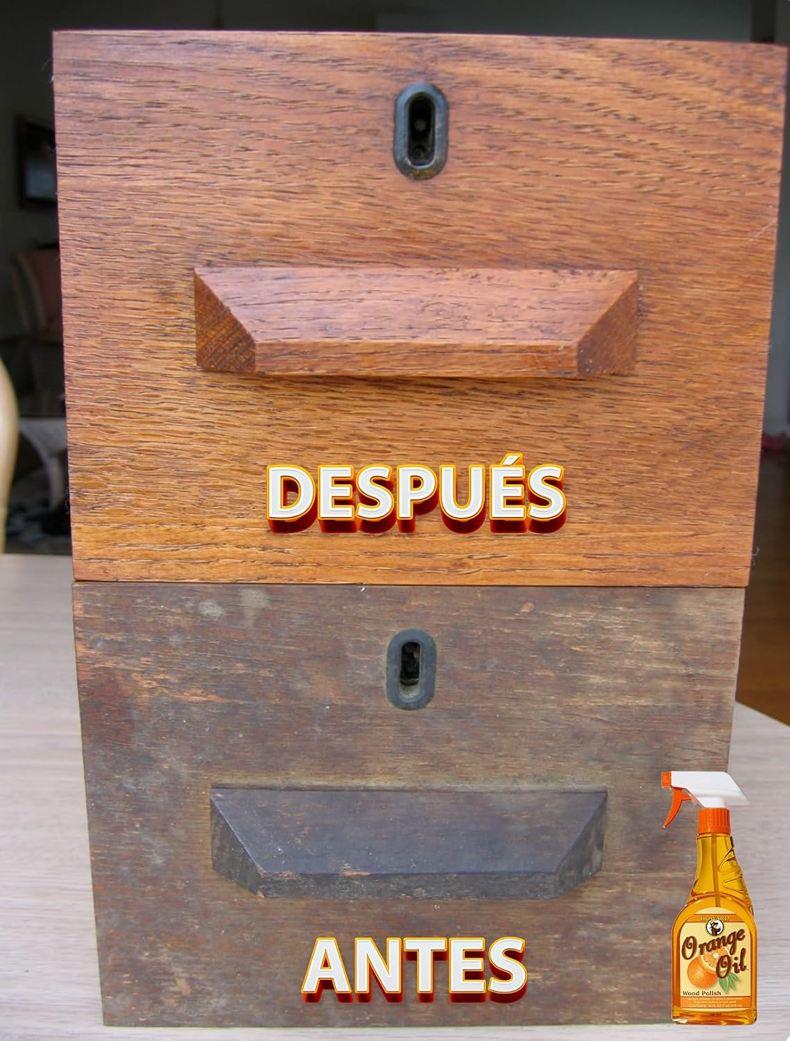 HOWARD PRODUCTS ORS016 Extra Nourishing Orange Oil Wood Polish, Designed for All Wood Furniture, Fresh Citrus Scented, 473Ml image number 4