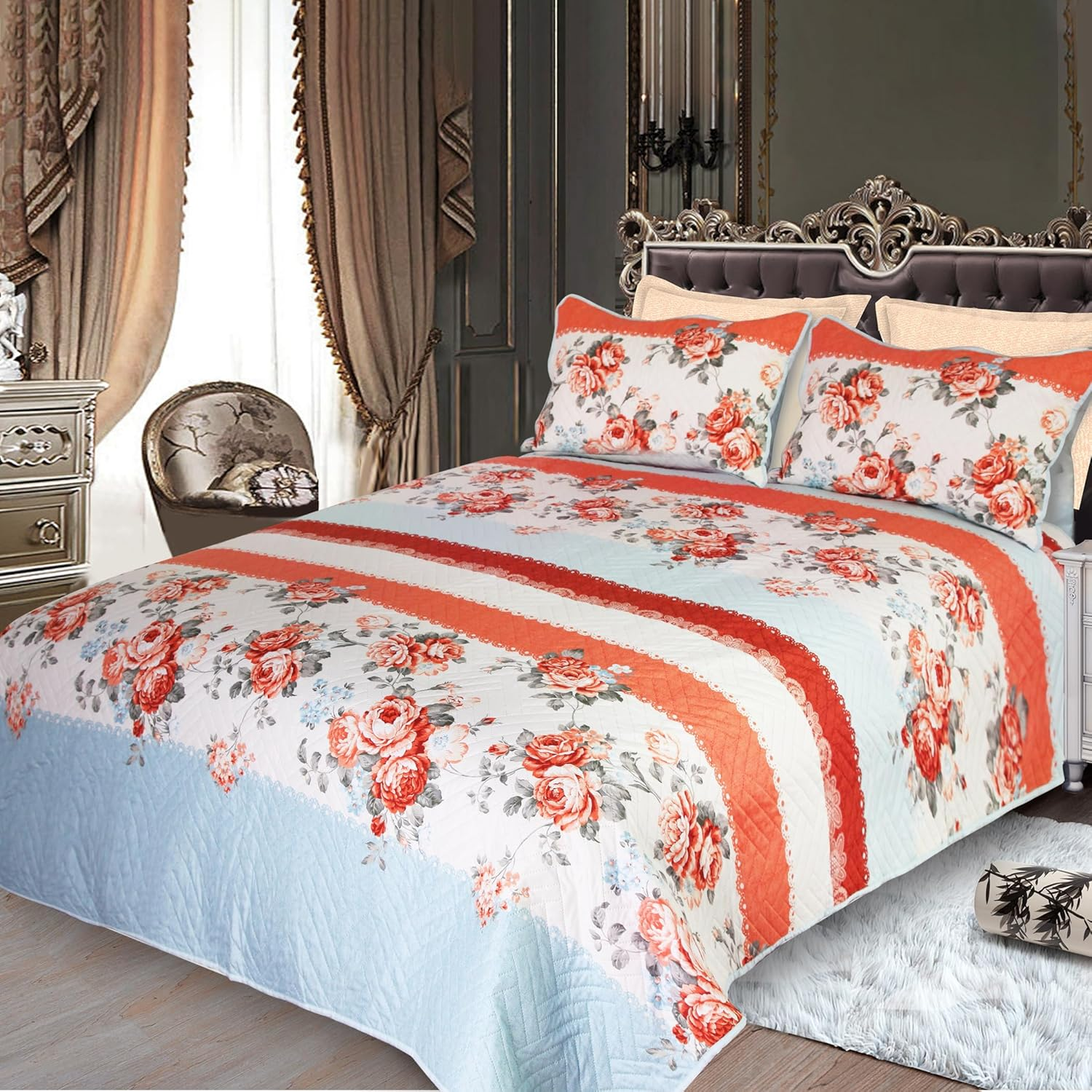 Ramesses Printed Comforter Set Single Tropical