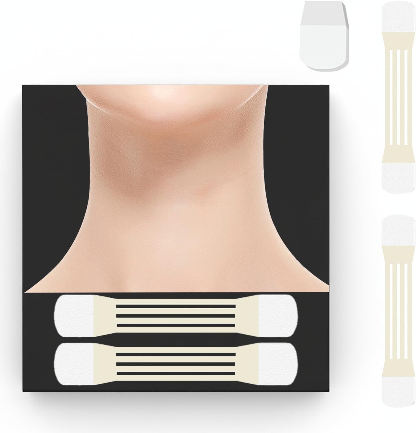 Face Lifting Tape - 20PCS Adjustable V-Line Chin Strap for Double Chin,Jawline Contour & Firming Face Slimming Belt image number 3