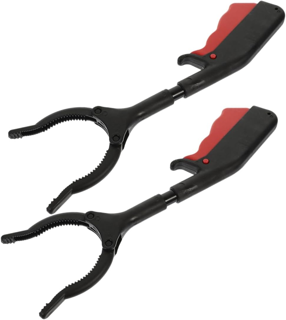 NOLITOY 2Sets Trash Picker Gripper Reacher Grabber Tool Handicap Accessories for Daily Living Reachers and Grabbers for Seniors Hand Grabber for Reaching Mini Grabber Tool Pickup 2Pcs*2 image number 3