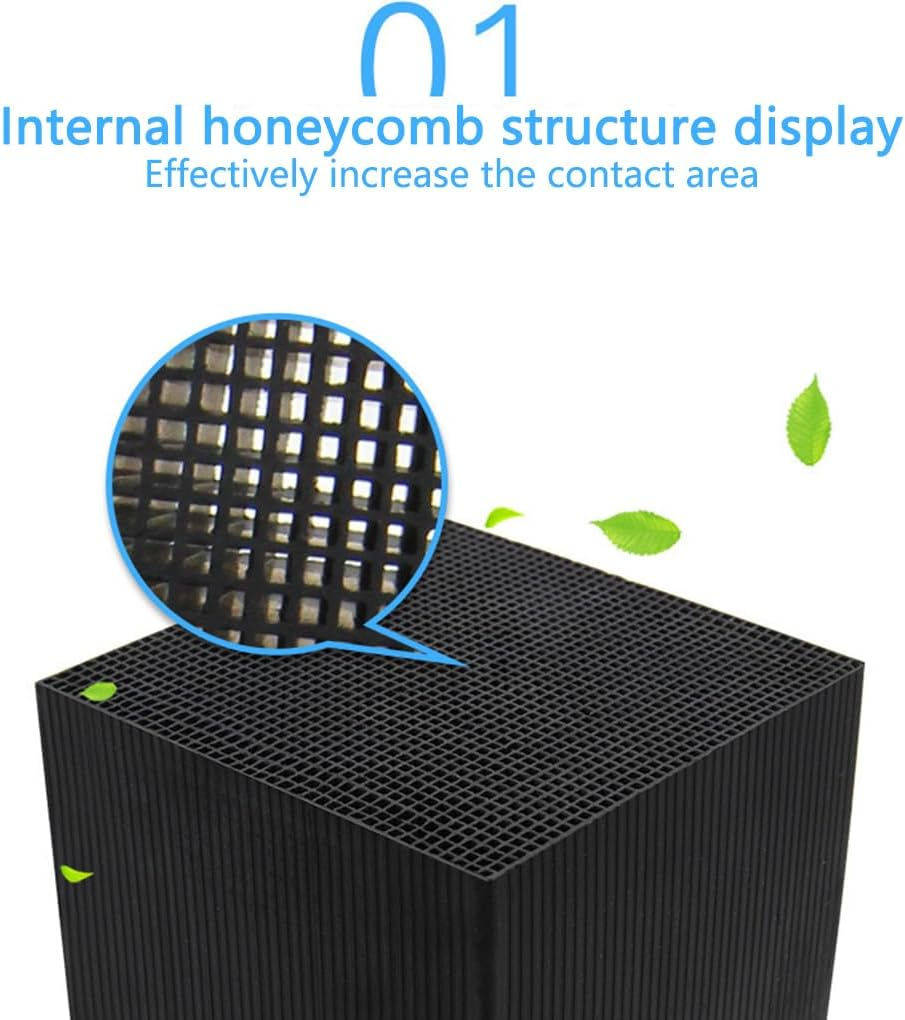 Aquarium Filter Cube Fishtank Portable Filtration Activated Charcoal Block Impurities Adsorption Aquatic Accessories 10X10X5 Cm image number 4