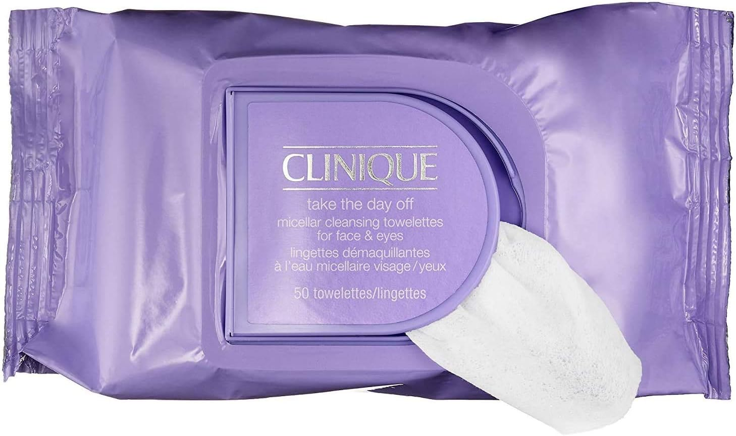 Cleansers & Makeup Removers by Clinique Take the Day off Micellar Cleansing Towelettes for Face and Eyes X 50 image number 1