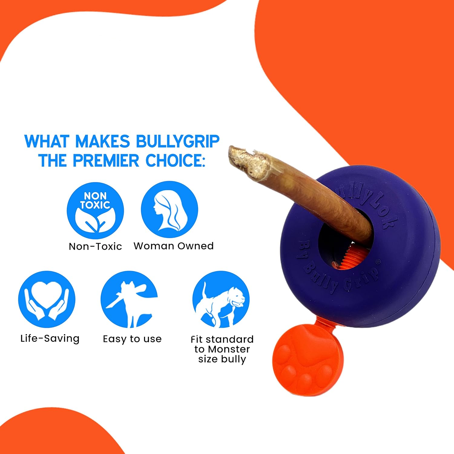 Bullylok (Fits Standard to Mega Monster Bully Sticks) image number 5