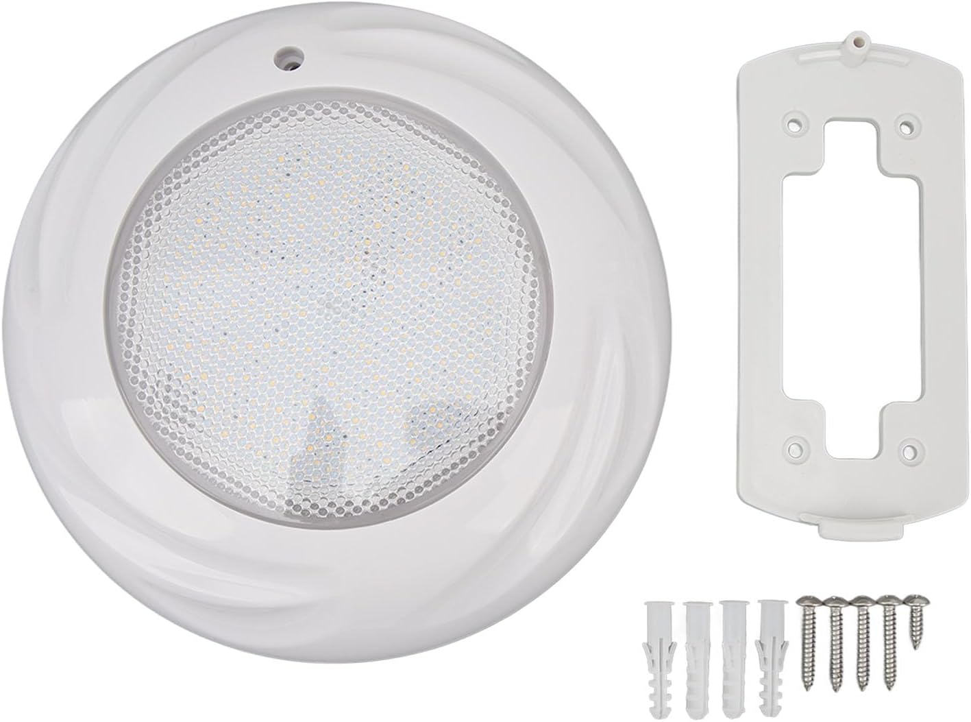 Underwater LED Pool Lights High Brightness 18W IP68 Waterproof Swimming Pool Lights for Public Fountain Square (White Light) image number 1