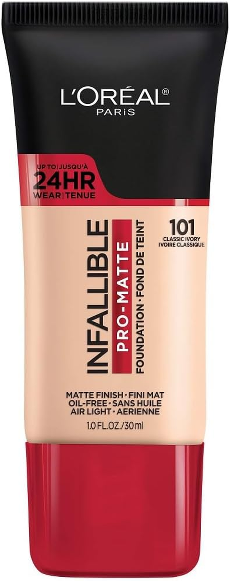 L'Or&eacute;al Paris Infallible Pro-Matte Foundation, Classic Ivory, 1 Fl. Oz.