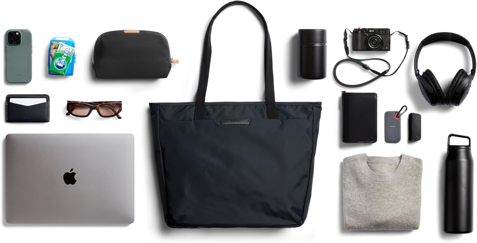 Bellroy Tokyo Tote &ndash; Second Edition (Laptop Tote Bag, Casual Shoulder Bag, 15L) - Navy