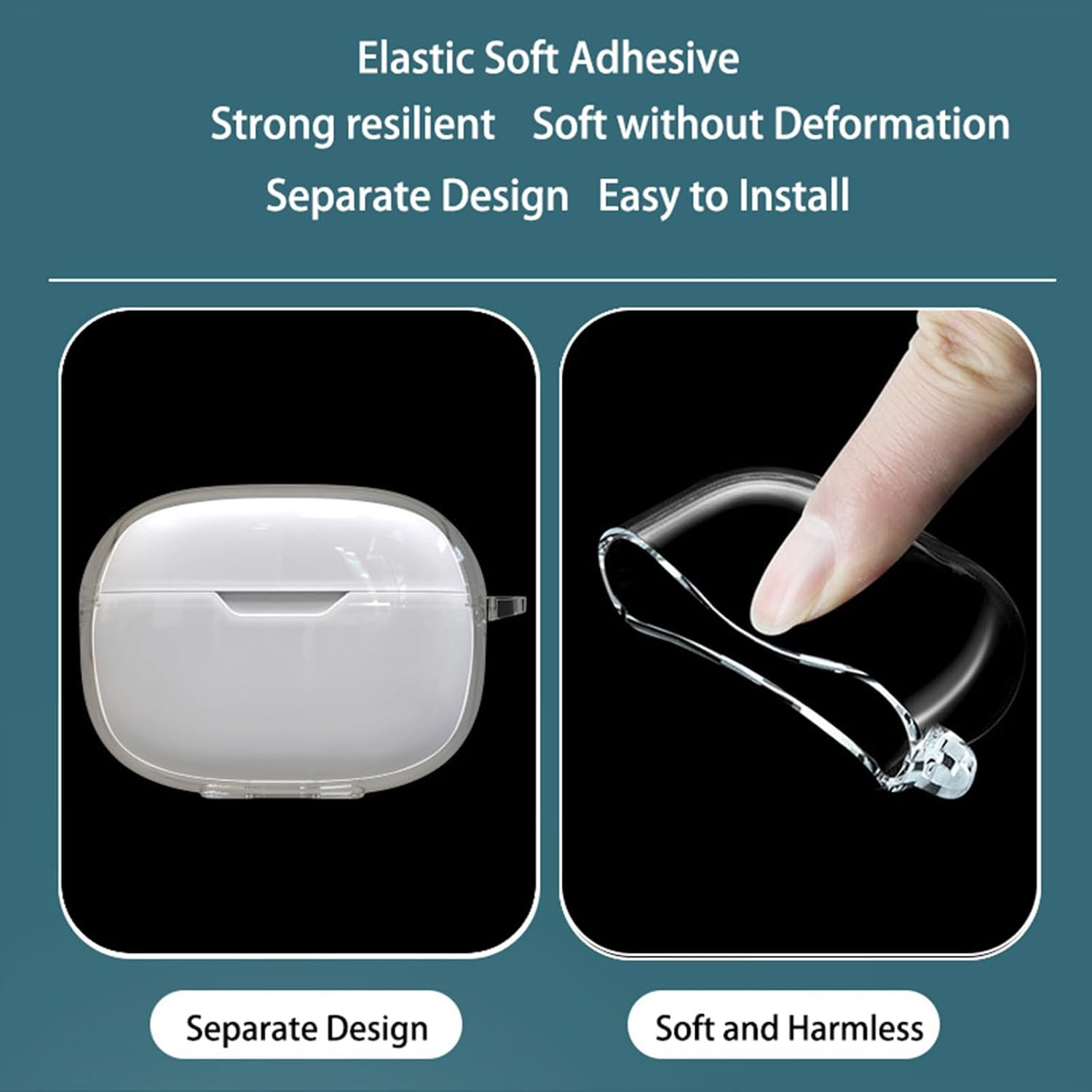 JBL Wave Beam/Beam2 Bluetooth Protective Case Scratch Resistant Shockproof Drop Soft Transparent image number 3