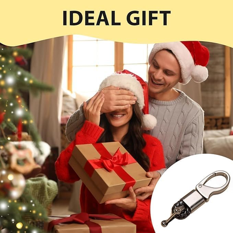 Key Fob Key Chain PU Key Fob Holder Set 3 Pack (Black & Red) Sturdy Metal Key Chain Included Ideal for Car Smart Keys Men & Women Secure Keychains image number 3