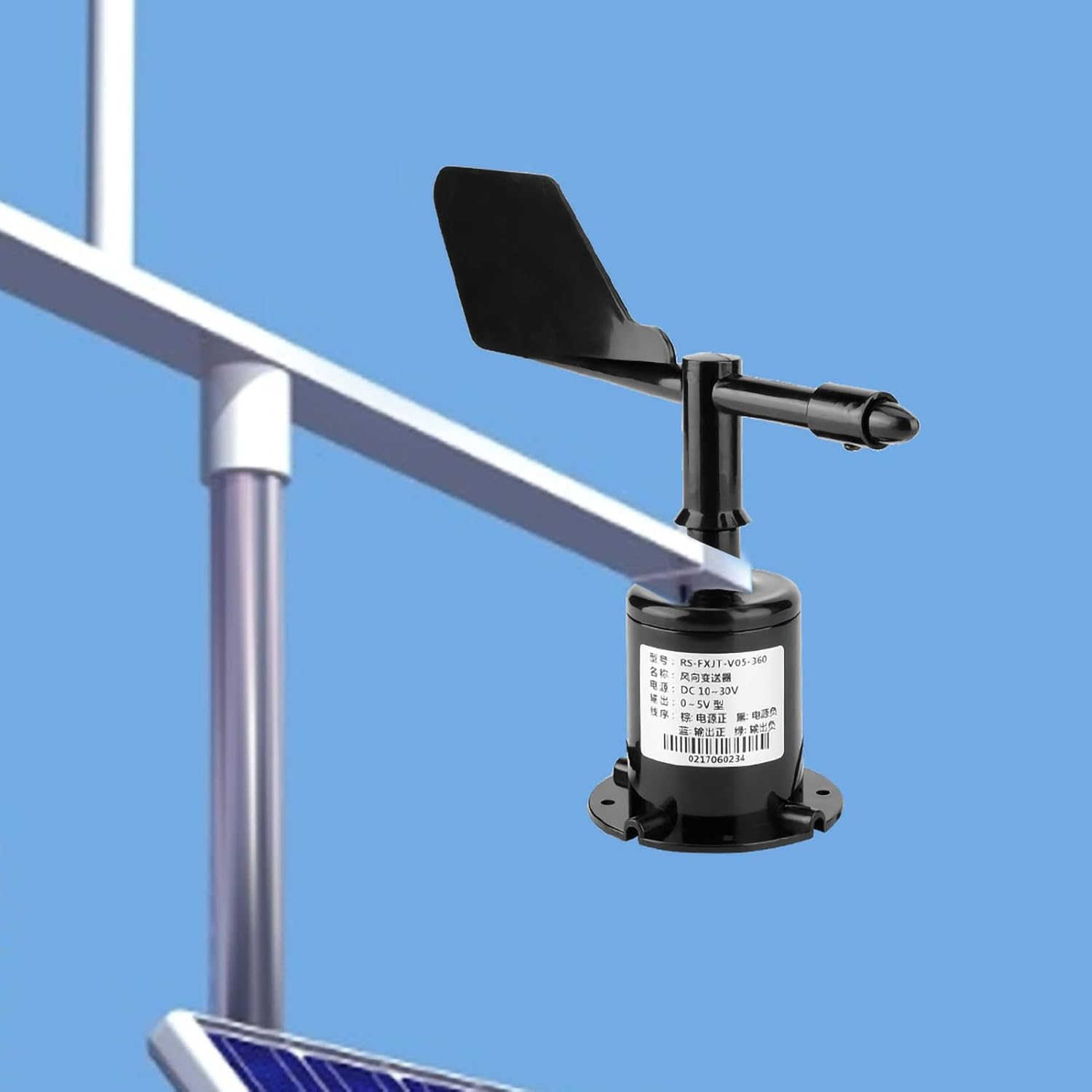 Output 0-5V 360&deg; Anemometer Wind Direction Sensor with Polycarbonate Housing