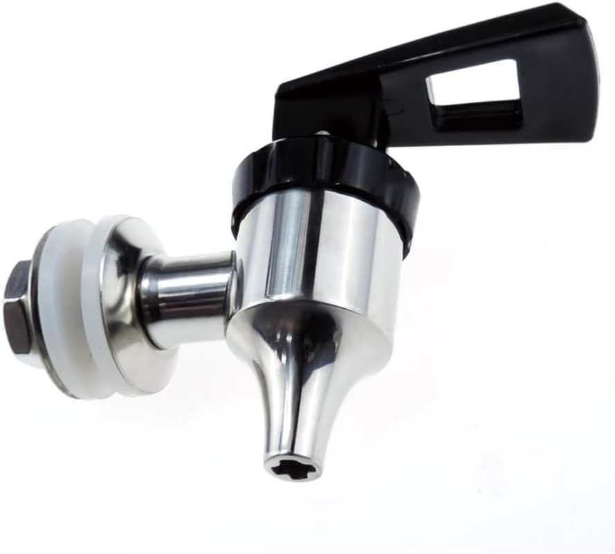 304 Stainless Steel Beverage Dispenser Spigot, Bar Spigot Faucet Tap for Water, Wine, and Drinks - Fits 16Mm Openings image number 3