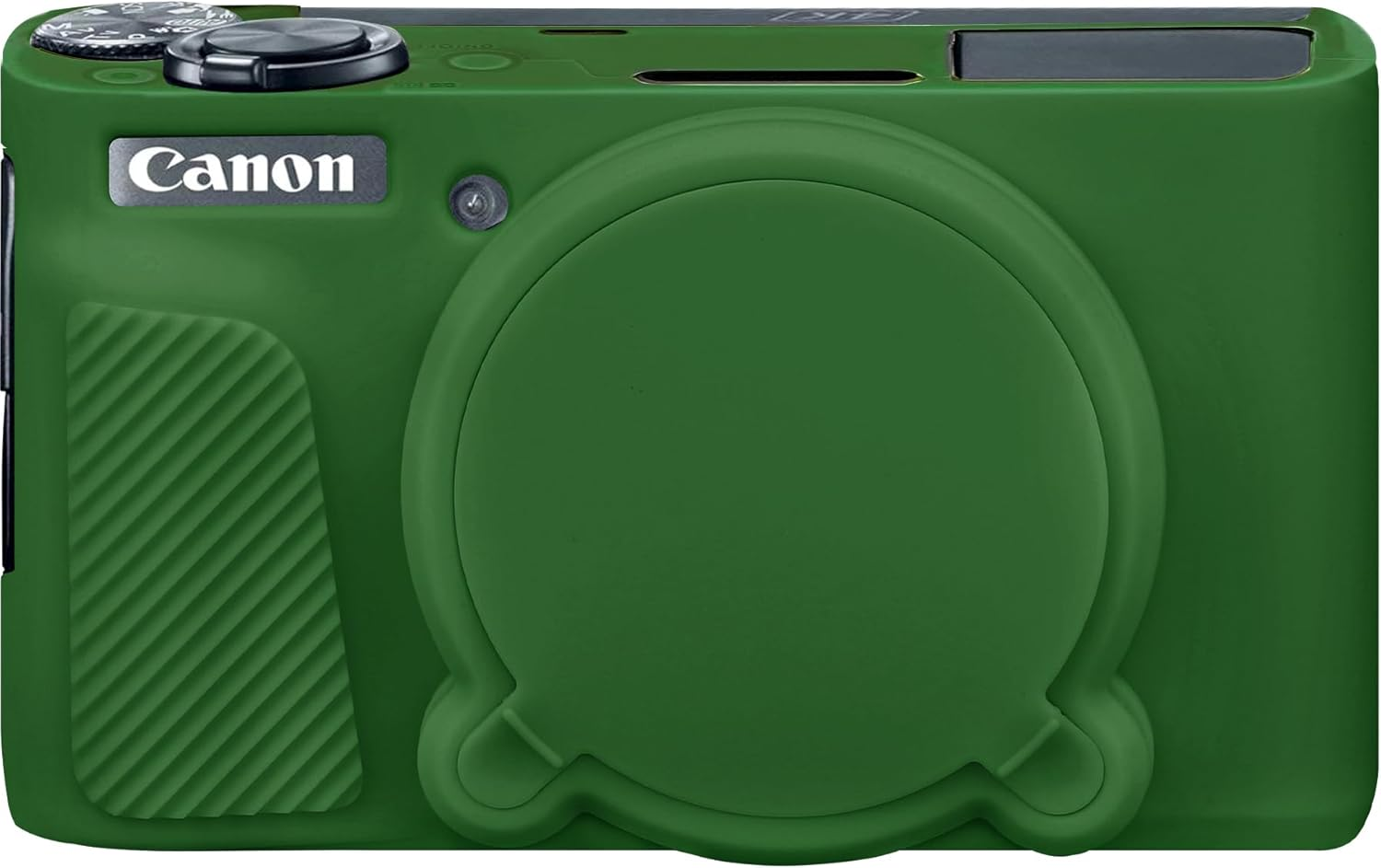 Elonbo SX740 SX730 Camera Case, Soft Silicone Case for Canon Powershot SX740/SX730 HS Camera, Lightweight Skin Rubber Protective Cover for SX740 SX730 with Removable Lens Cover, Black