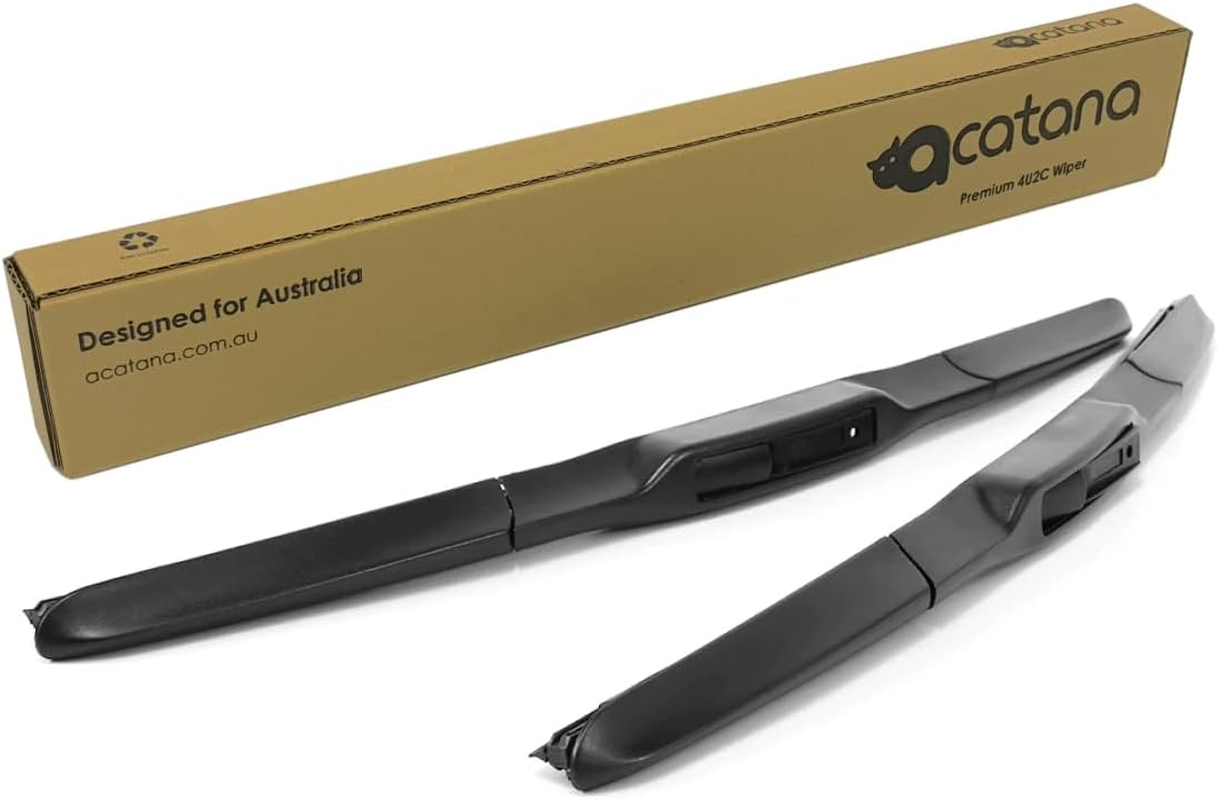 Hybrid Wiper Blades for Hyundai I30 PD 2017-2023 Pair of 26" + 16" Inches Sizes Replacement Front Windscreen Fits U Hook Driver Passenger Side Rubber Wipers J Hook Kit (Set of 2) image number 6