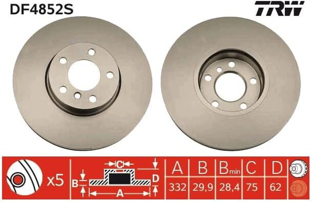 TRW DF4852S Spark Plugs image number 1
