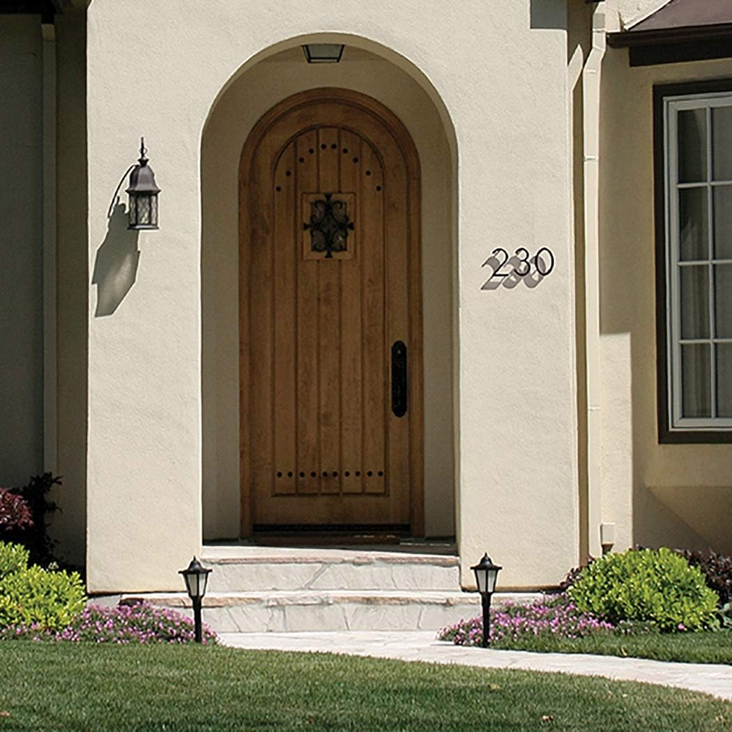 Distinctions by Hillman 843208 5-Inch Floating Mount House Polished Brass, Number 8 image number 6