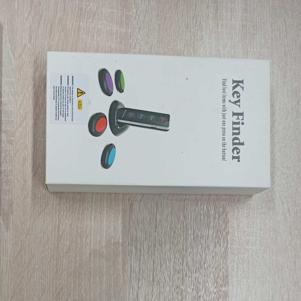 Key Finder Locator with Sound, 85Db Item Trackers with 131Ft Range Beeper Tags, Wireless Key Finders for Finding Keys Wallet Remote Control Pet Phone, 4 Receivers & Flashlight image number 3