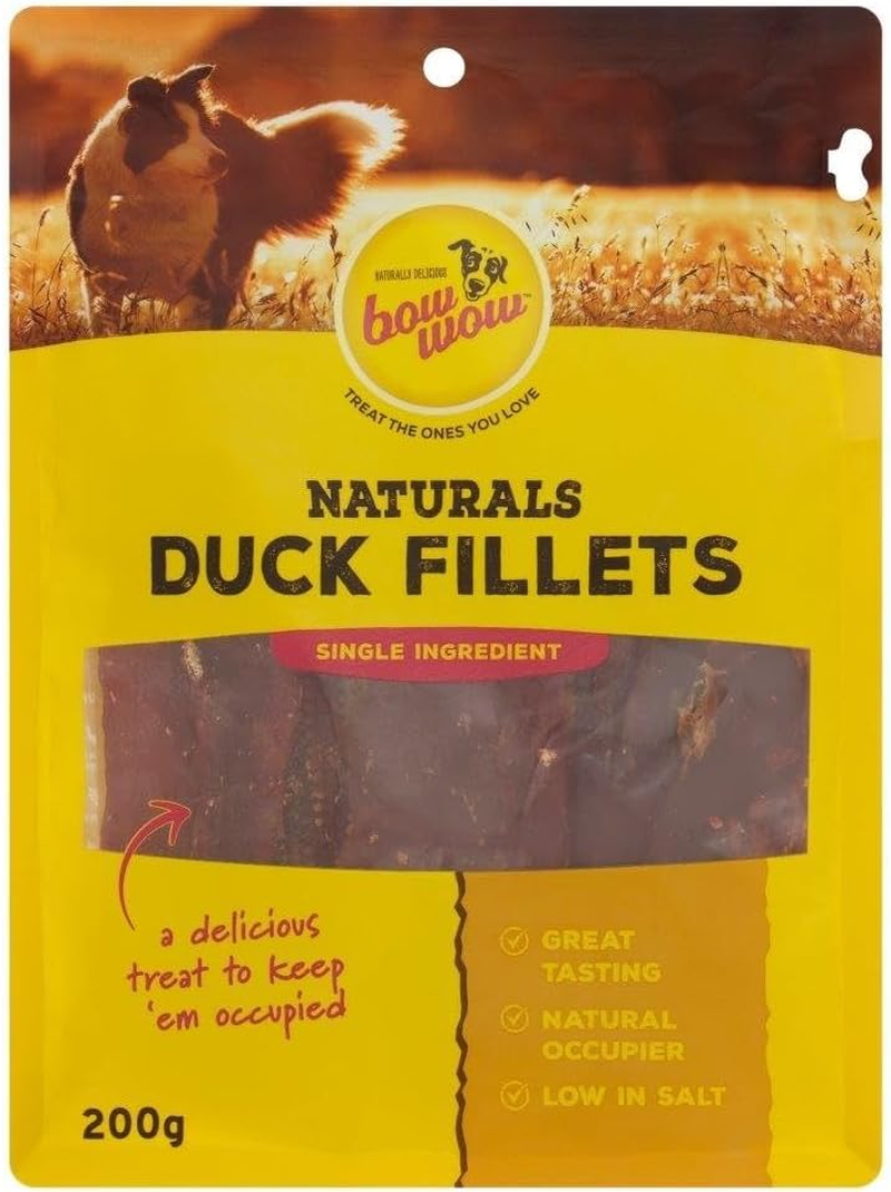 Bow Wow Duck Fillets Dog Treats 200G image number 2