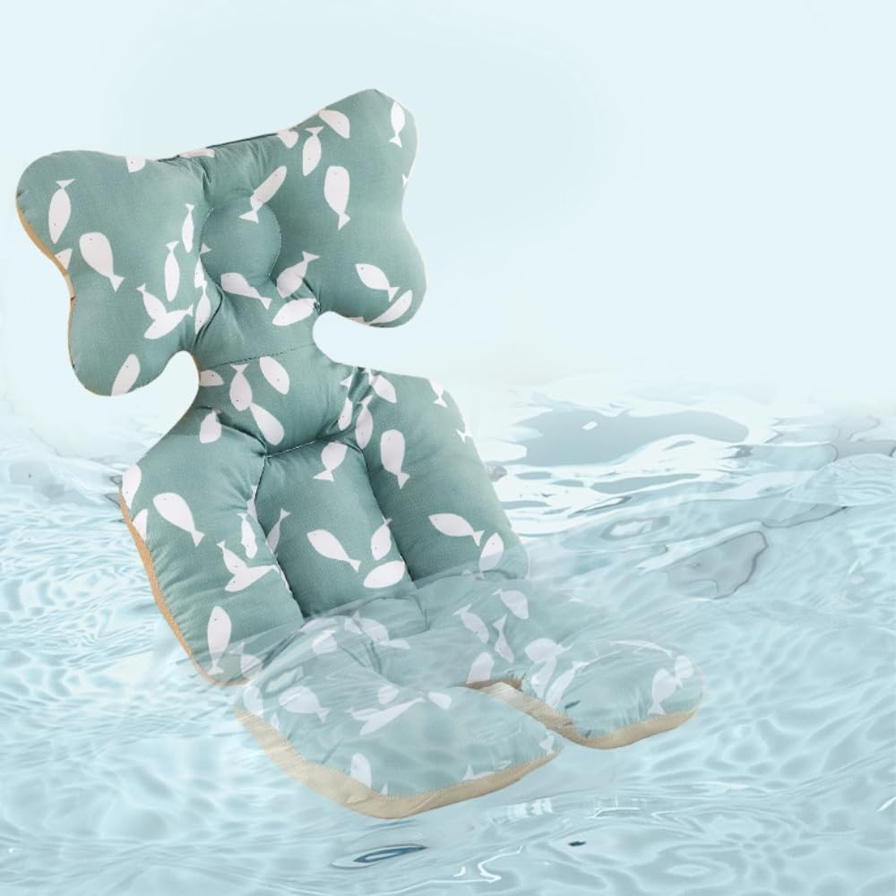 Poemtian Baby Seat Pad Liner for Stroller,Car Seat Insert,Thickened Cotton Baby Seat Pad for Car Seat and Stroller (B) image number 5