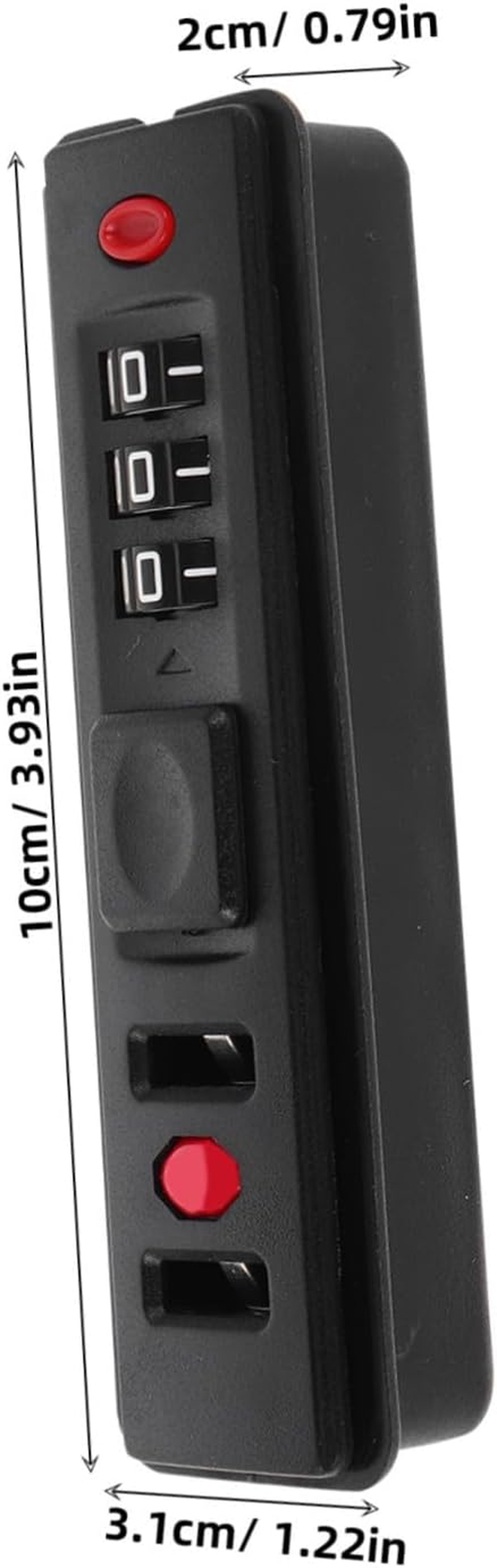 MOKKHNB Combination Password Luggage Lock Travel Padlock for Suitcases Backpacks Gym Bags Business Trips and Leisure Vacations with Code Security image number 6