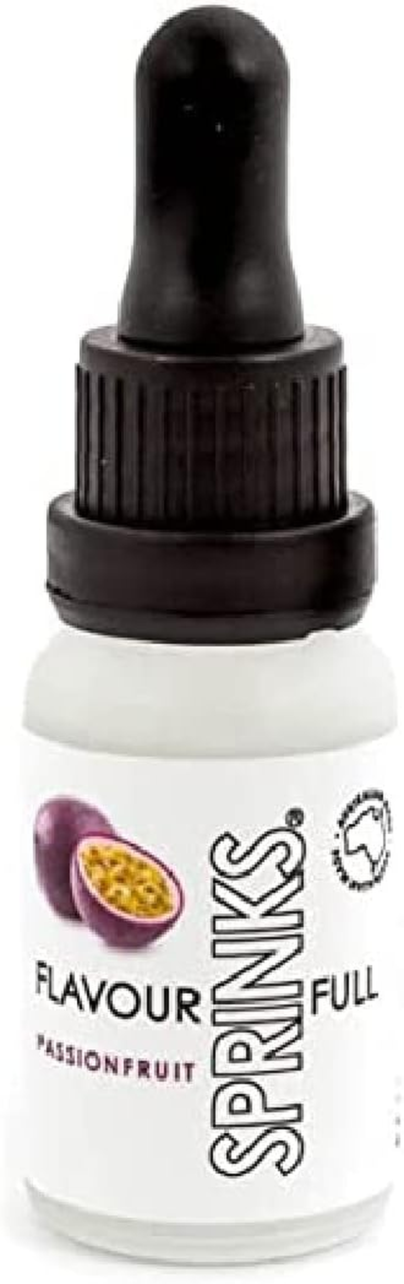 Sprinks Passionfruit Flavour 15Ml - Premium Oil Soluble Flavours | Baking Flavour Oil | Intense Fruit Flavour | Flavour Drops for Cakes | Ice Creams | Food Flavouring Essence | Long Shelf Life