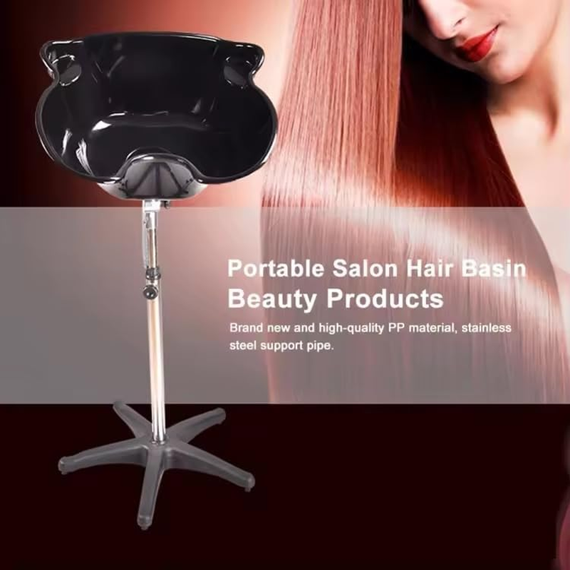 Portable Hairdressing Sink &ndash; Adjustable, Lightweight, and Durable Shampoo Bowl for Professional and Home Use. image number 1