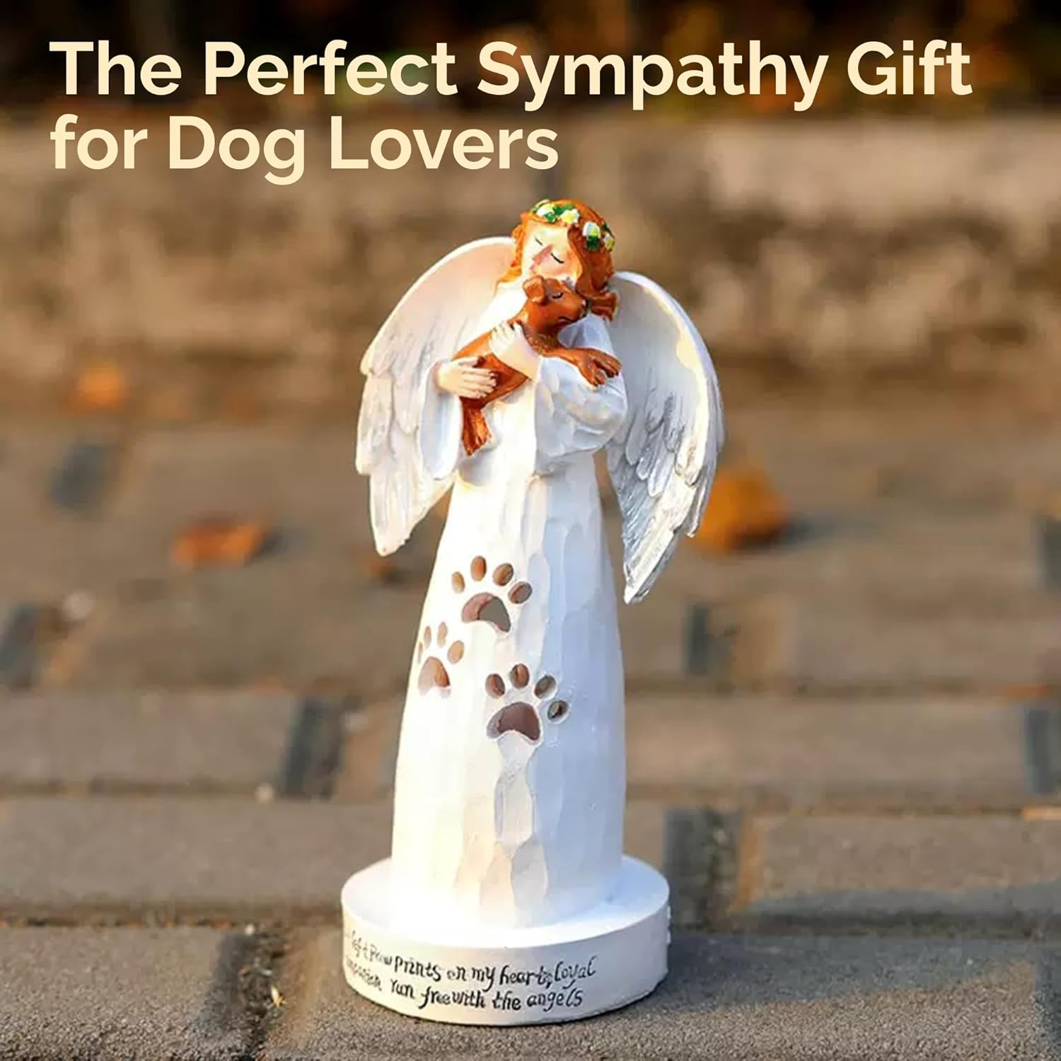 Pet Memorial Gifts for Dogs, Dog Mom Gifts for Women, Pet Loss Sympathy Gift, Angel Figurines Reminder image number 3