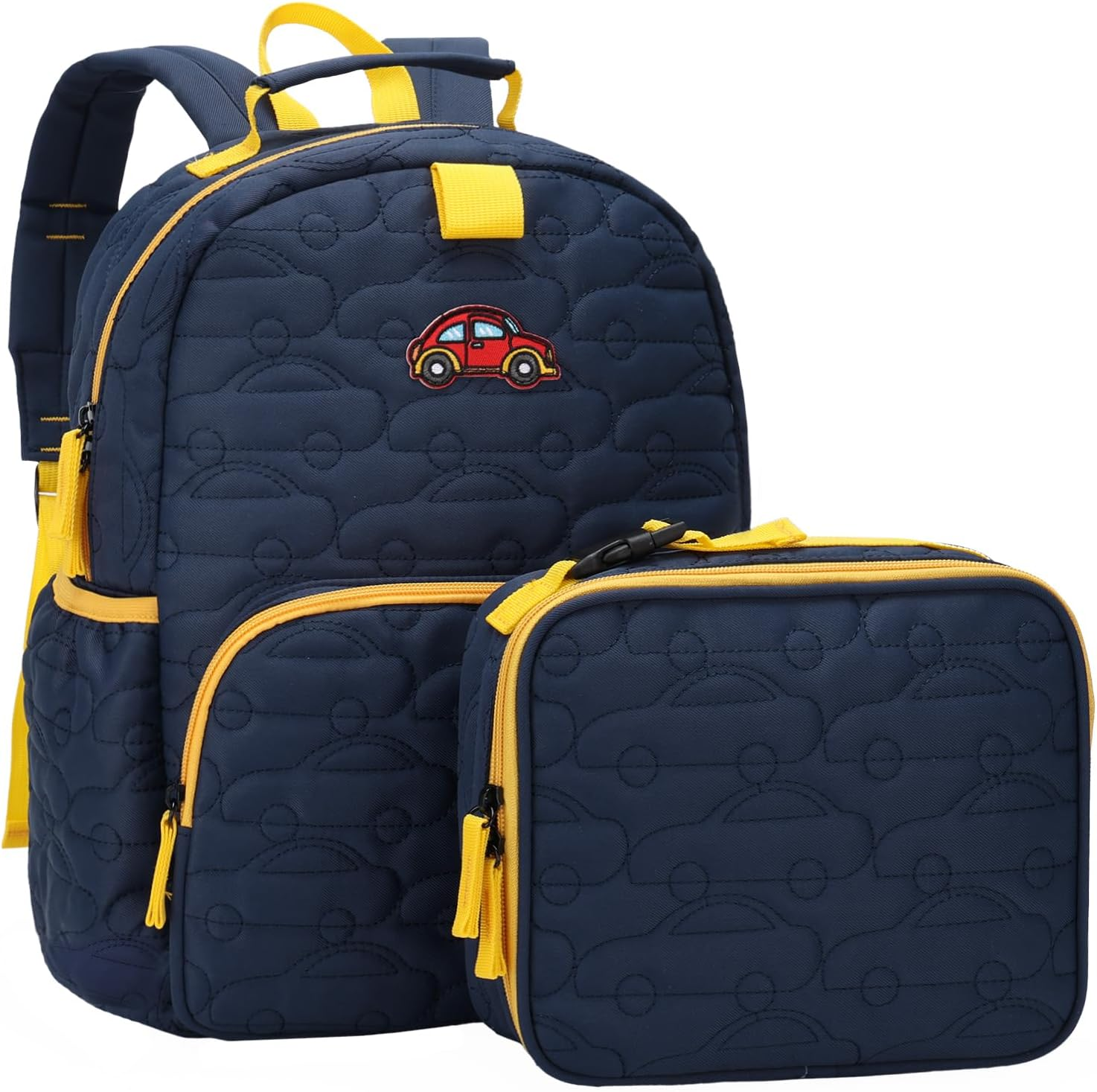 Toddler Backpack for Boys Girls,Chase Chic Puffer Cute Lightweight Preschool Backpack with Lunch Box Set for Daycare Kids