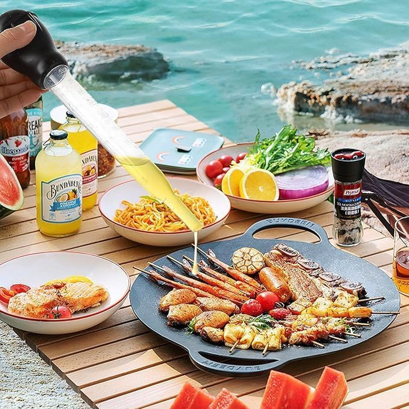 1Pclargeturkey Baster Meatinjector Syringewith Cleanbrush,Turkey Baster Pipette Turkey Baster Syringe Turkey Baster Pipetteturkeybaster Pipette Meat Baster Syringe Rubber Butter Baster Syringe image number 1