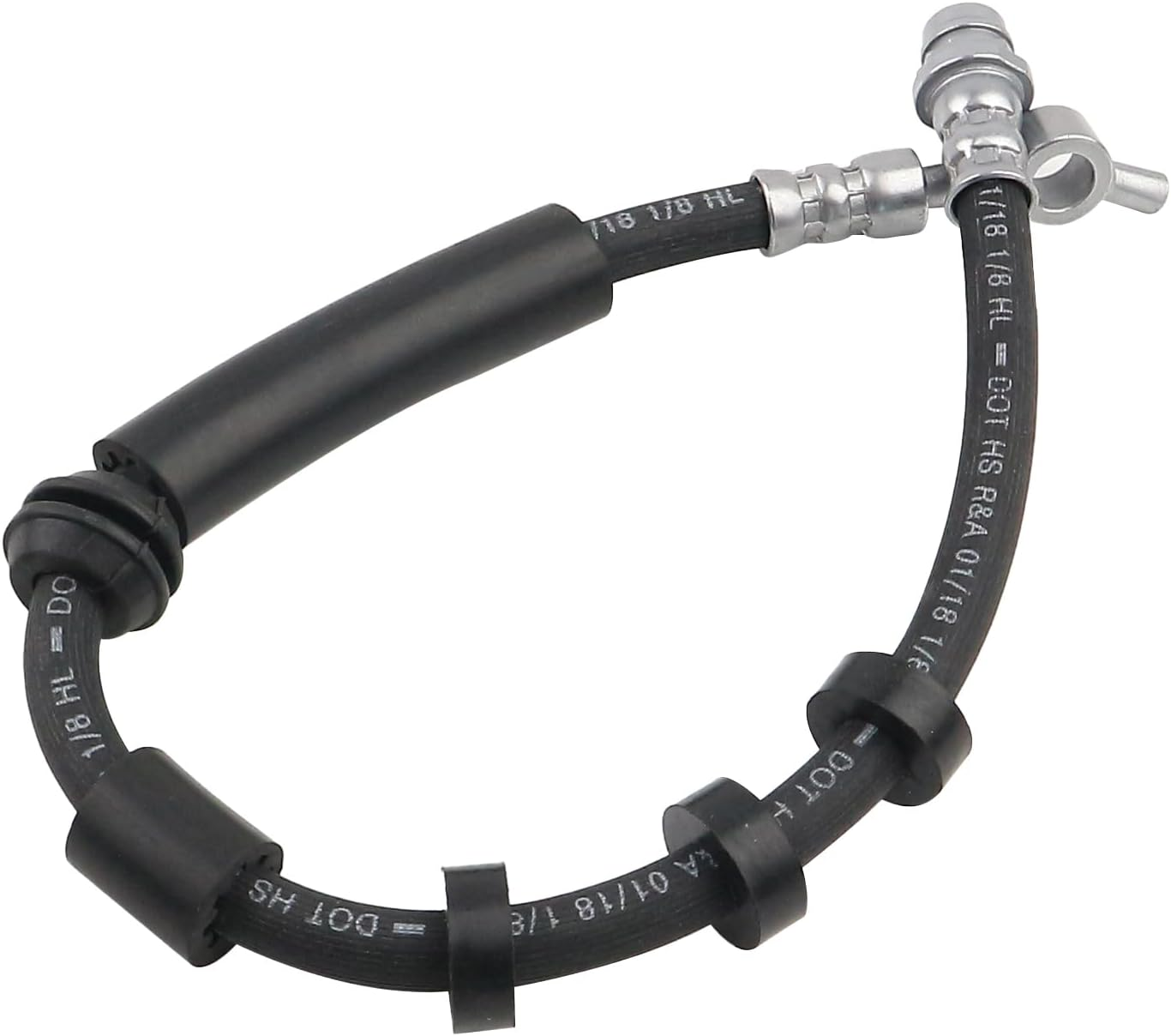 Front Right Brake Hose Compatible with Land Rover Discovery Sport 2012-2019 2.0L / Land Rover Range Rover Evoque 2012-2018 2.0L Replace LR075356 LR057827 LR095287 LR135811 image number 5