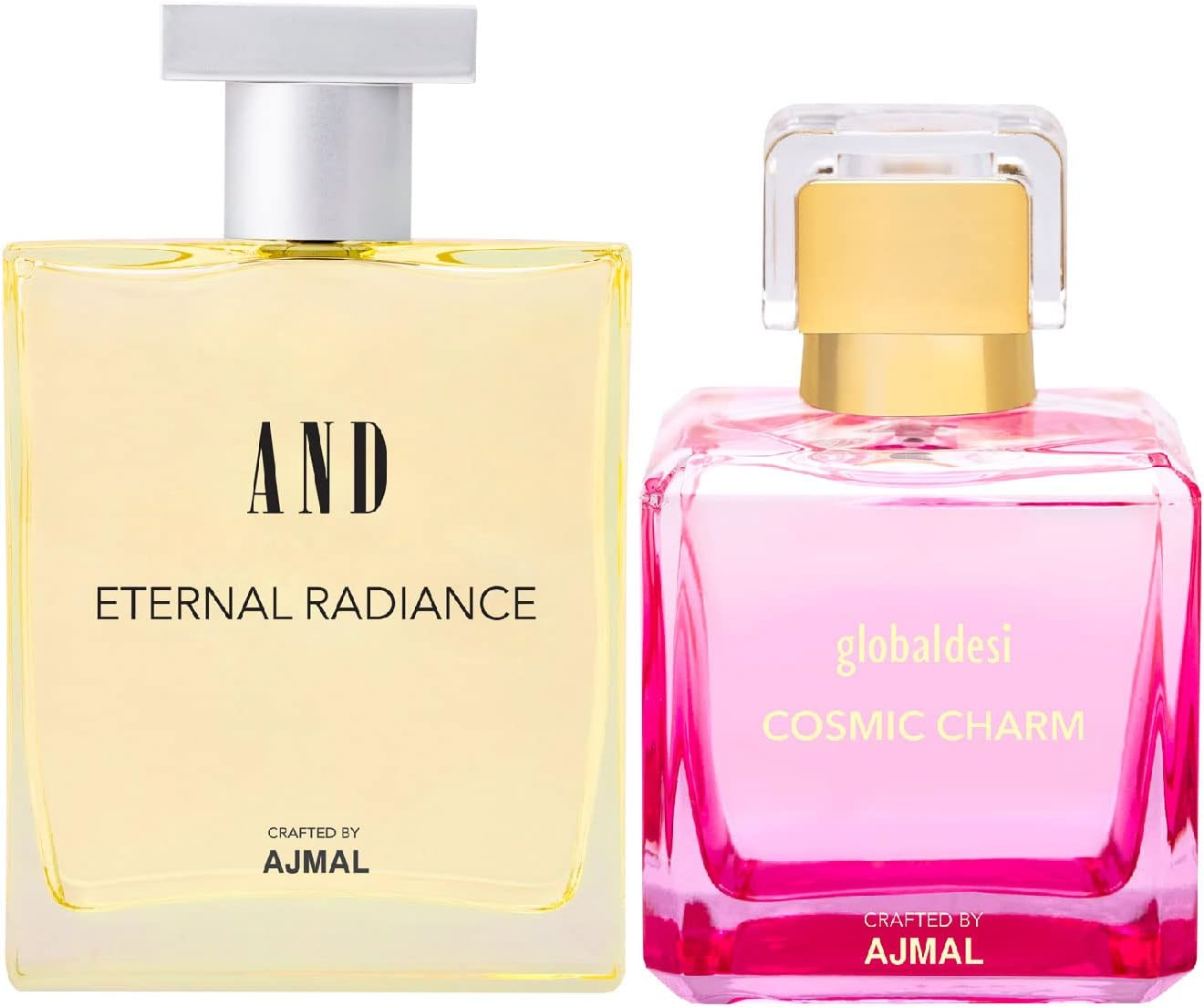 AND Eternal Radiance EDP 50ML & Global Desi Cosmic Charm EDP 100ML +2 Perfume Testers