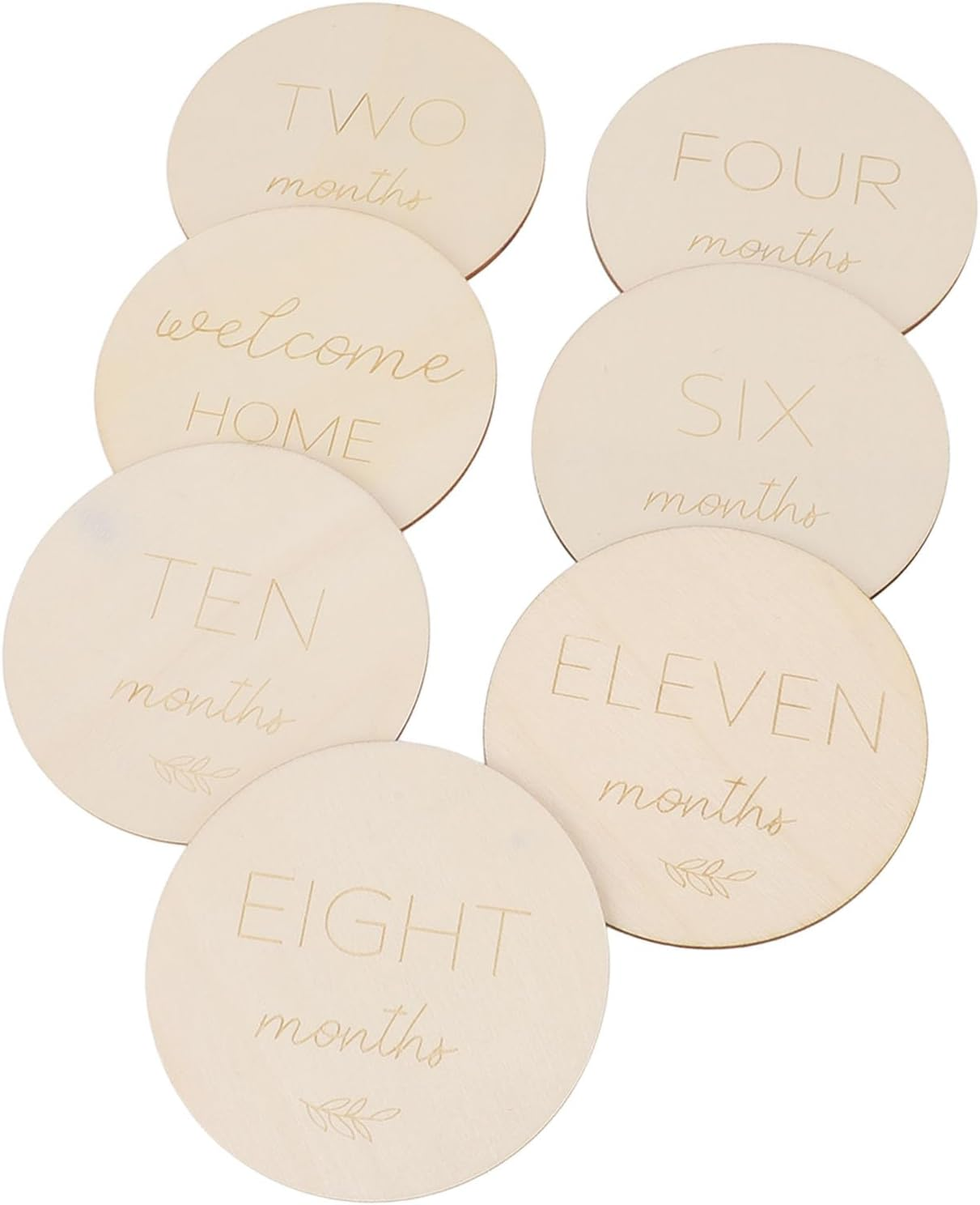 Dpofirs Wooden Baby Milestone Signs Excellent Synthetic Wood, Suitable for Capturing Exciting Milestones - Ideal for Memory Book or Sharing with Family and Friends image number 3