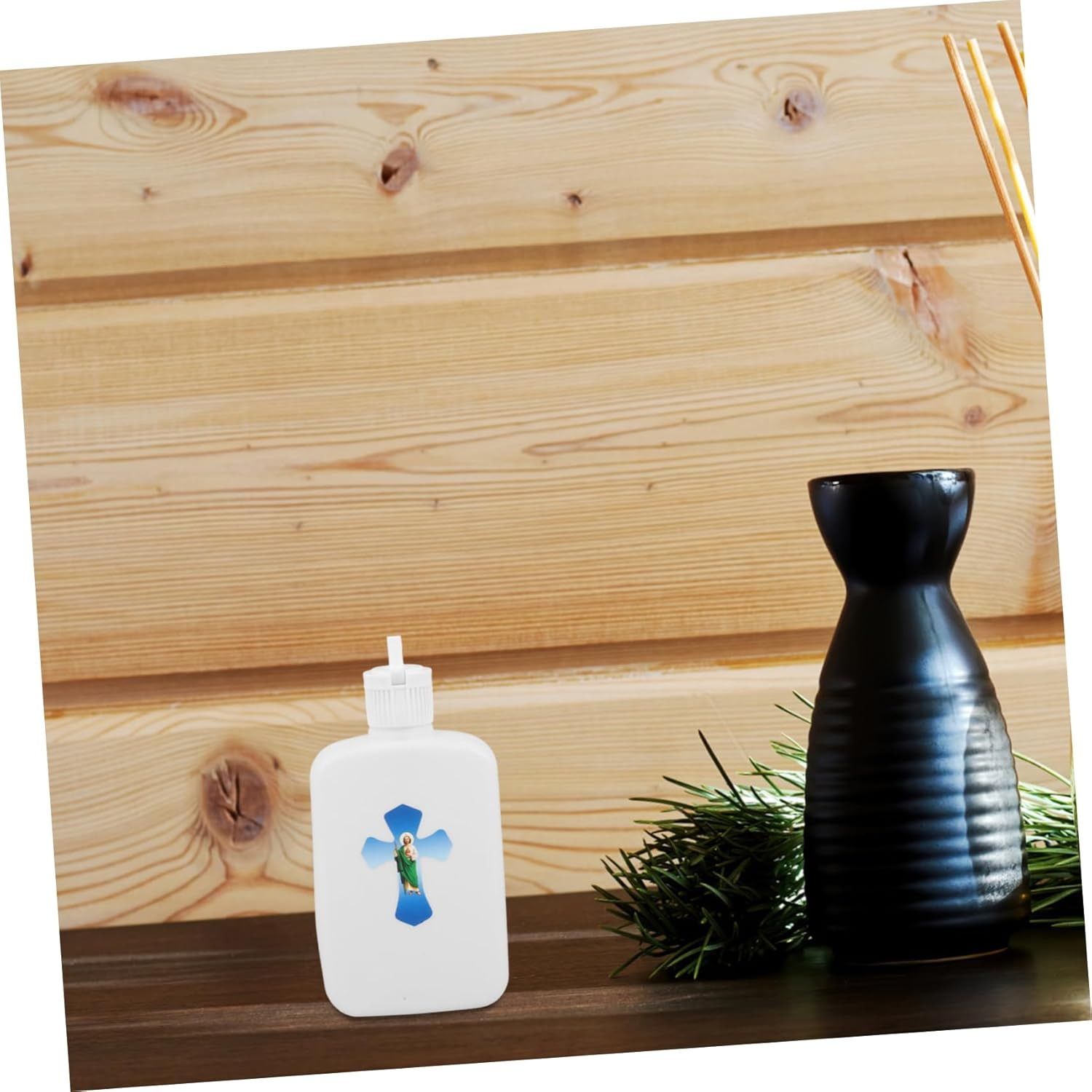 PRETYZOOM Holy Water Bottle for Baptism and Confirmation Elegant Religious Container Refillable Prayer Holder for Altar and Home Versatile Use for Christian Ceremonies