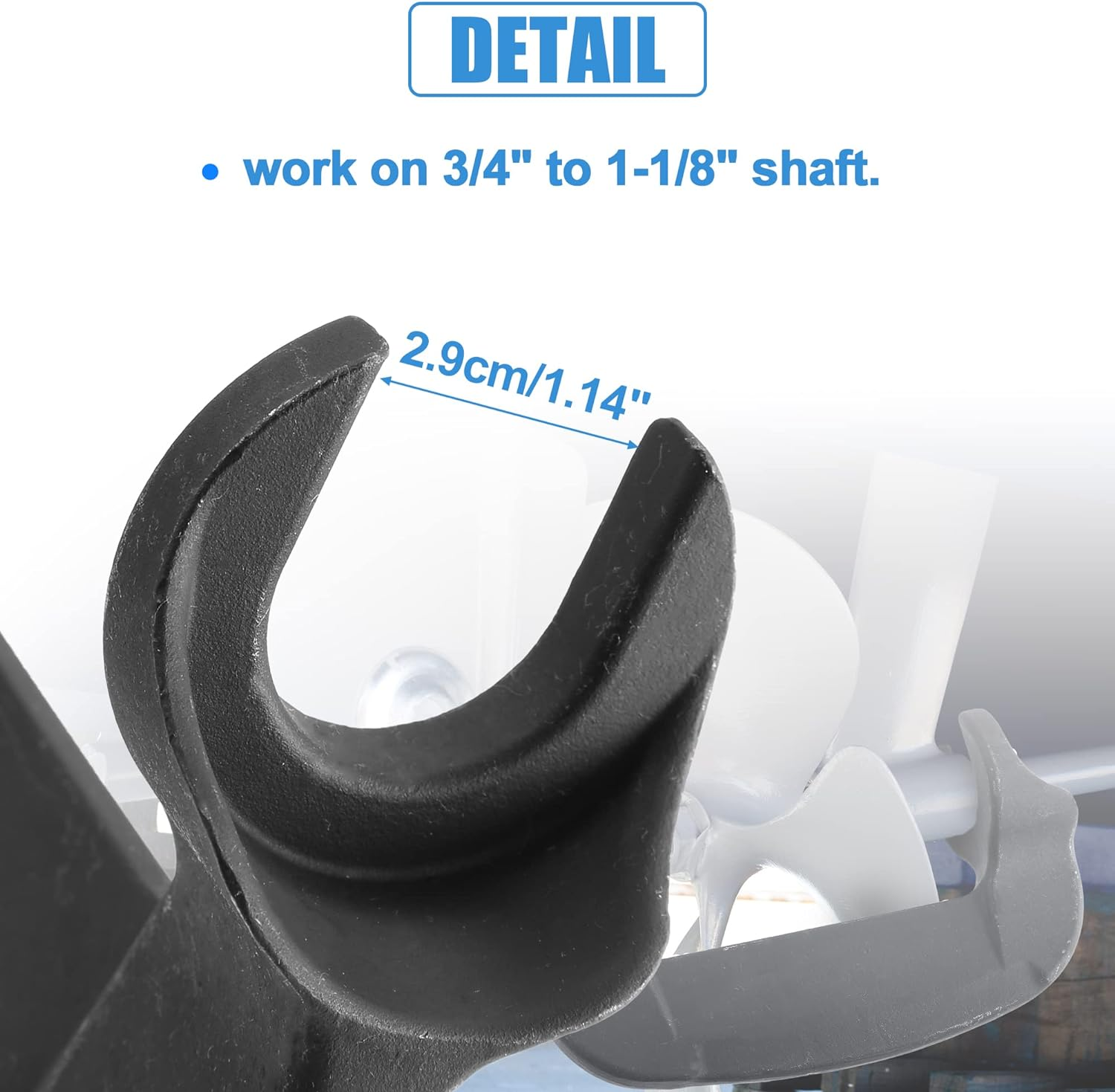 X AUTOHAUX Inboard Propeller Puller C Clamp Puller for Ski & Wakeboard Surf Propellers Fits 3/4" to 1-1/8" Shaft image number 1