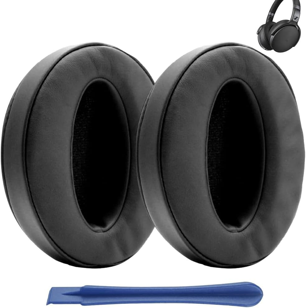 T Tersely HD 4.50BT Replacement Ear Pad Earpad Quite-Comfort Protein Leather Cushions for Sennheiser HD 4.50 BTNC/HD/SE/HD 4.40BT/HD 4.30G/HD 458BT/HD 450BT/HD 400S/HD 350BT/HD 4.20S image number 2