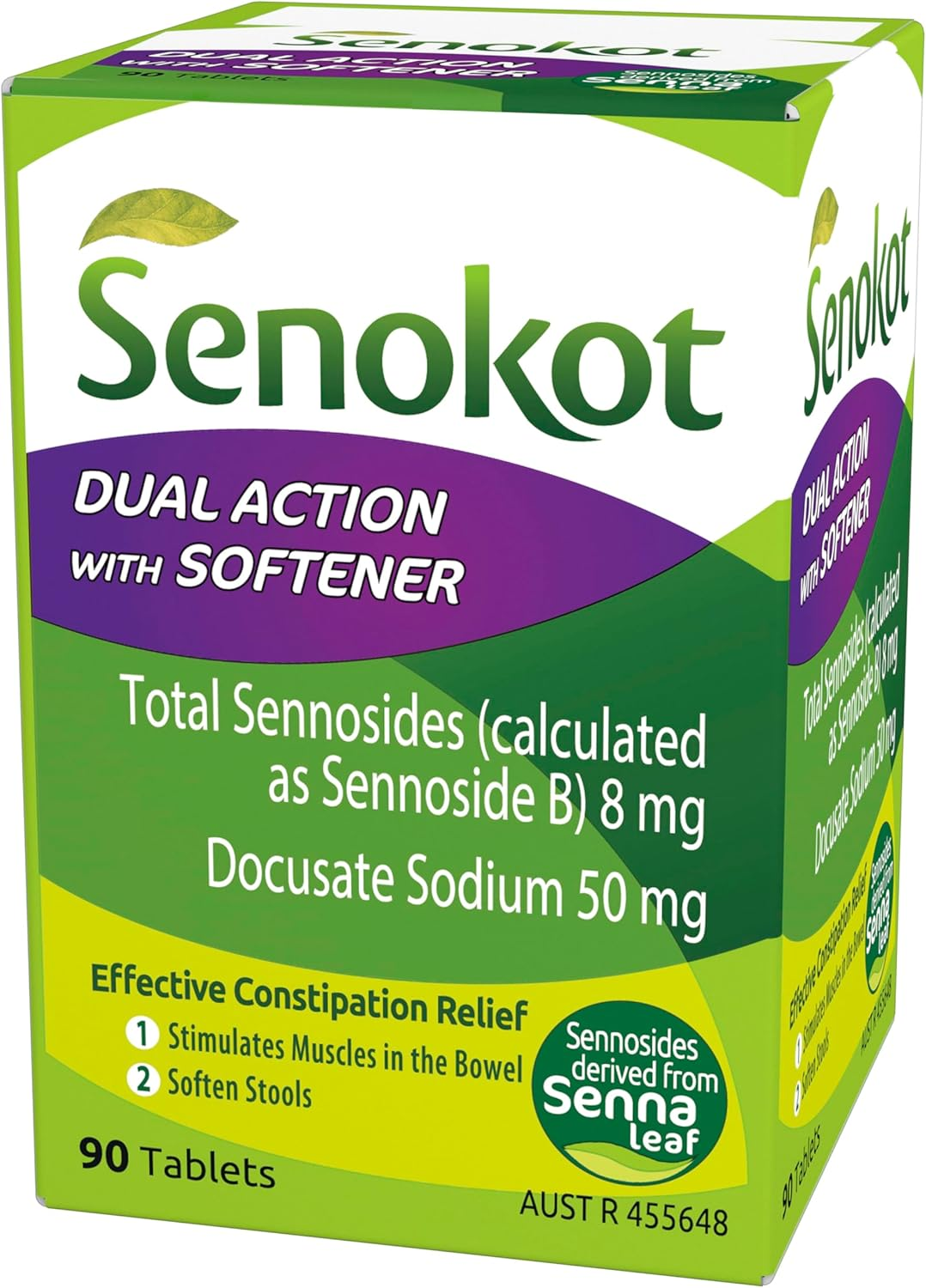 Dual Action with Softener for Effective Constipation Relief 90 Pack image number 3