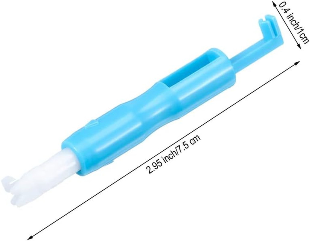 AIMALL 10PCS Automatic Needle Threader Set &ndash; Easy Insertion Handle for Sewing Machines, Reduces Eyestrain, 2.95 Inch Lightweight Plastic Design image number 4