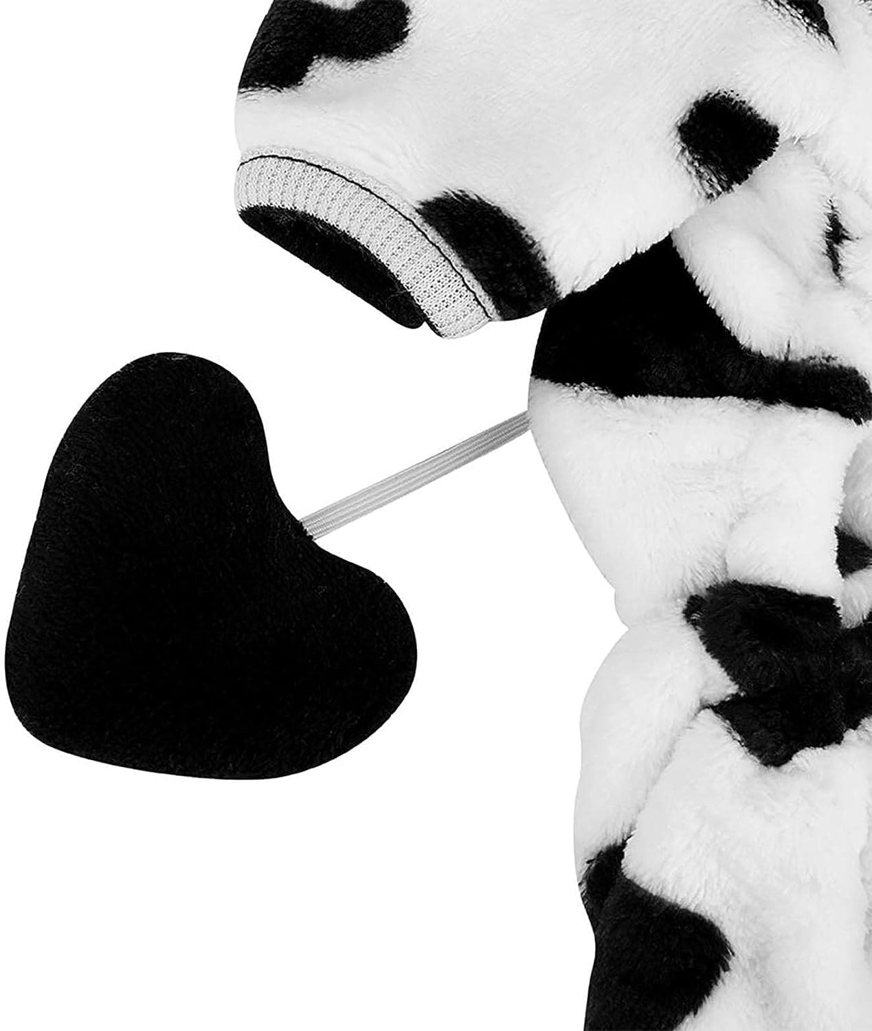 Cow Dog Costume | Cows Pet Dog Clothes for Small Breeds Dogs,Christmas Winter Warm Fleece Pet Hoodie for Small Medium Dogs Puppies
