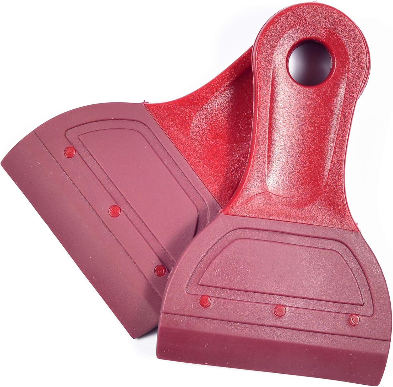 AHCHAY Small Squeegee Soft Rubber Blade 2.3 Inch Mini Size for Screen Printing, Chalk Paste or Ink, Self-Adhesive Vinyl, Desktop Screen Cleaning, Big Version, Pack of 2 image number 6