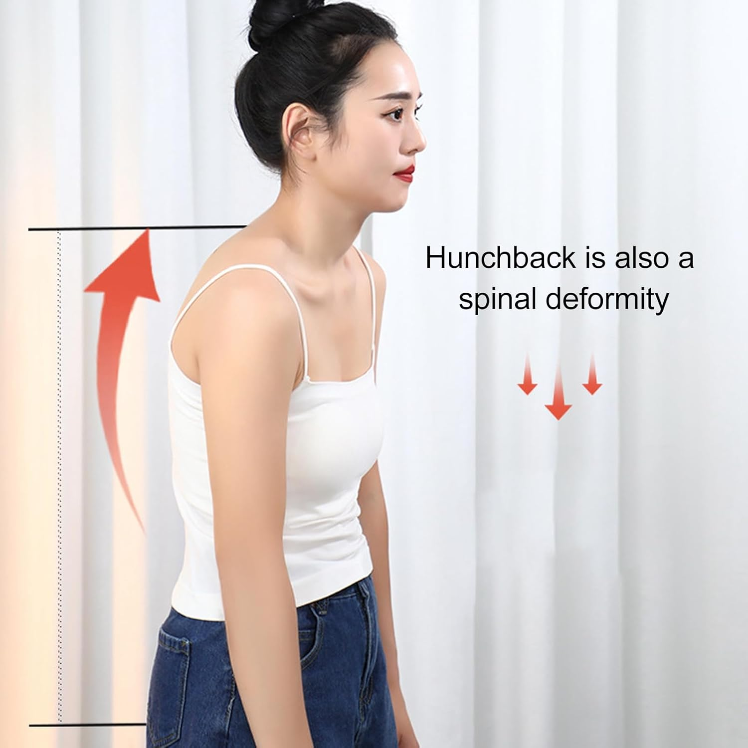 Neck Stretcher Posture Corrector - Auto Sensing Silicone Hunchback Neck Traction Device, Vibration Pose Reminder for Preventing Chronic Fatigue (Style 2) image number 5