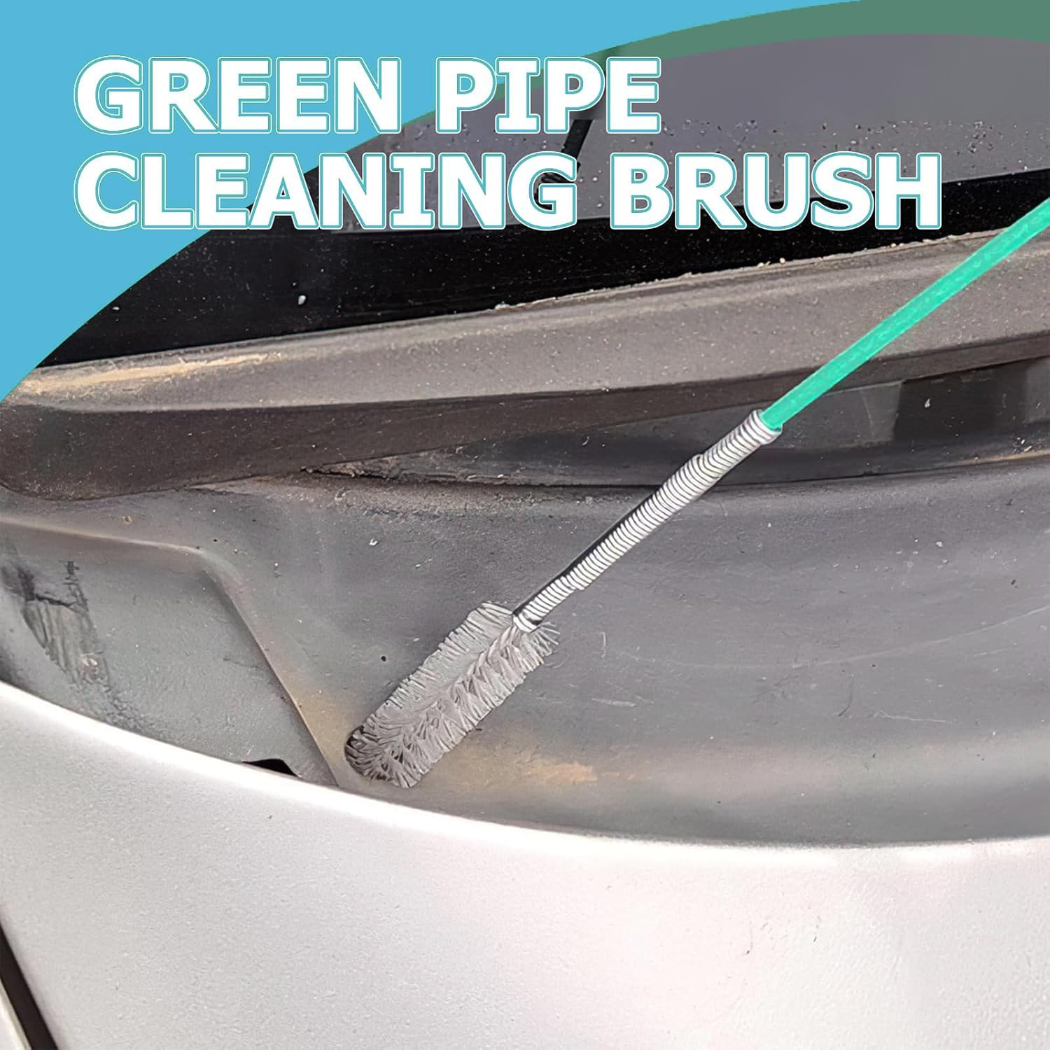 Trrtdo 3PCS Auto Sunroof Drain Cleaning Tool 118 Inch with Stainless Steel Hinges Eco POM Flexible Scratch-Free Cleaner for Car Sunroof Windshield Drain, image number 1